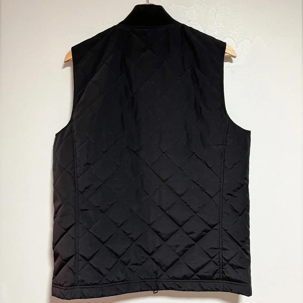 Tommy Hilfiger Men’s Black Quilted Zip-Up Vest - Size XS - Picture 8 of 11